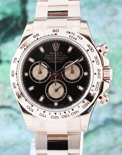 (image for) UNPOLISHED LIKE NEW ROLEX 18K ROSE GOLD DAYTONA COSMOGRAPH / 116505